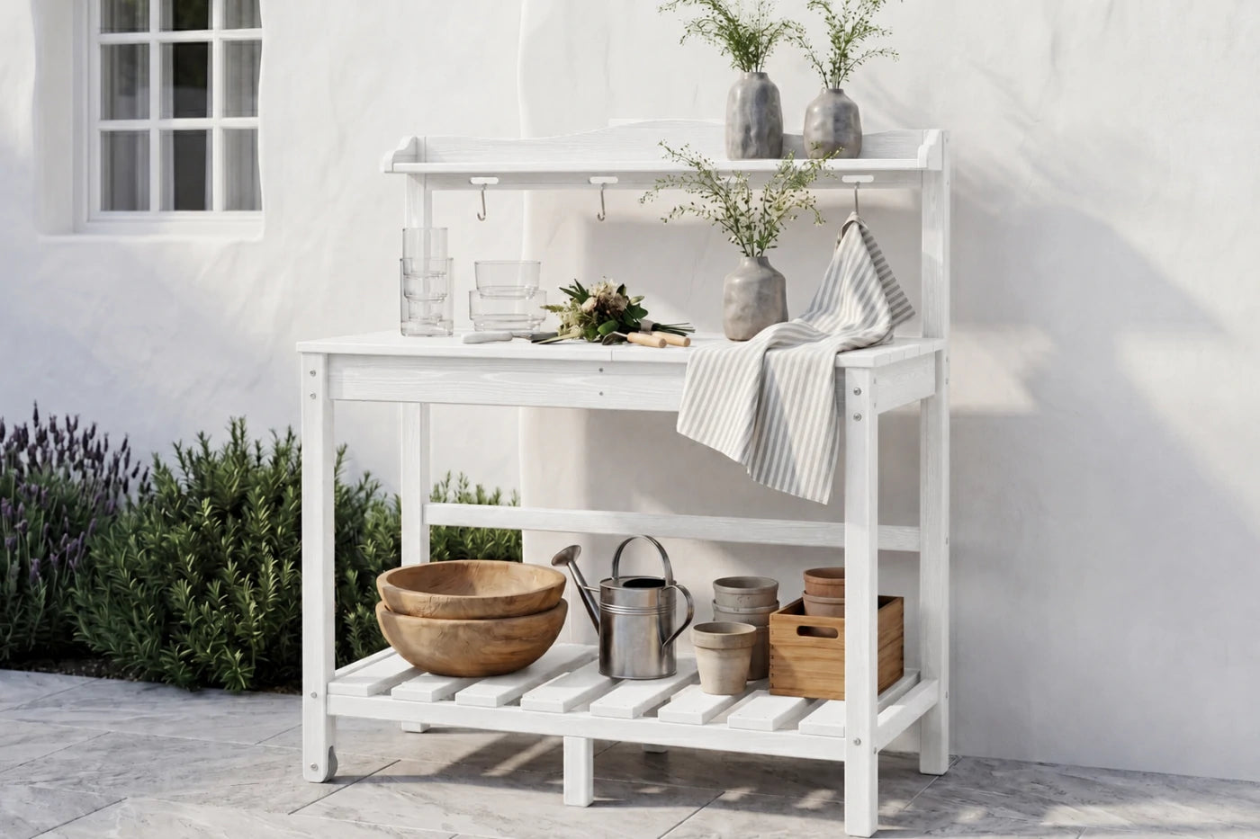HDPE Outdoor Potting Bench