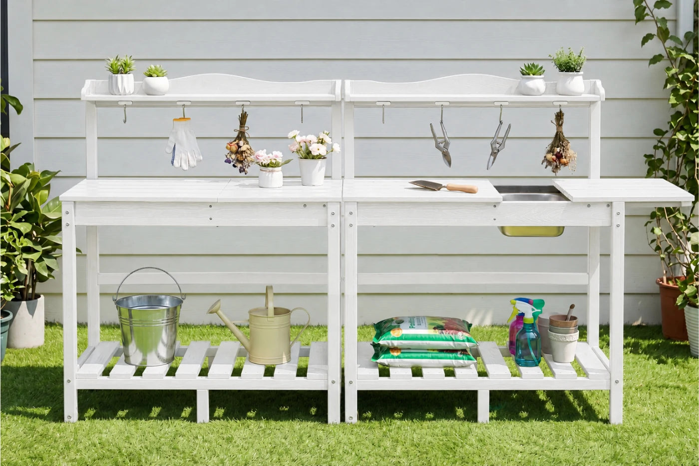 HDPE Outdoor Potting Bench