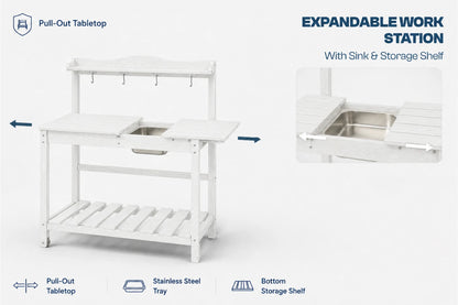 HDPE Outdoor Potting Bench