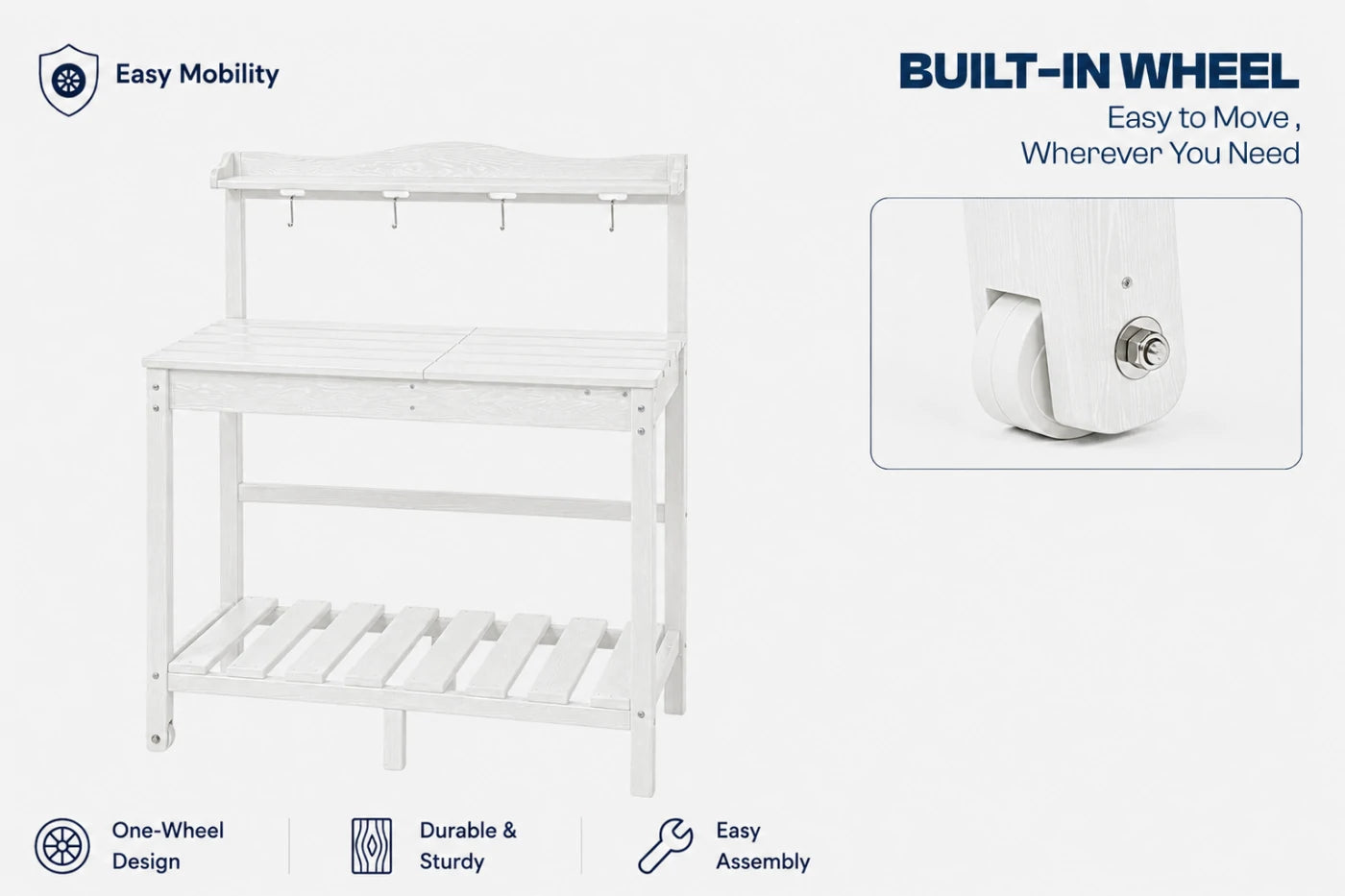 HDPE Outdoor Potting Bench