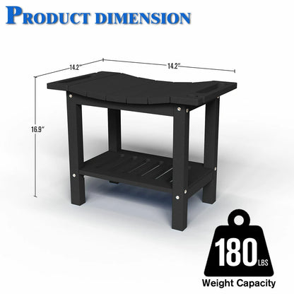 Patio Kingdom HDPE shower bench