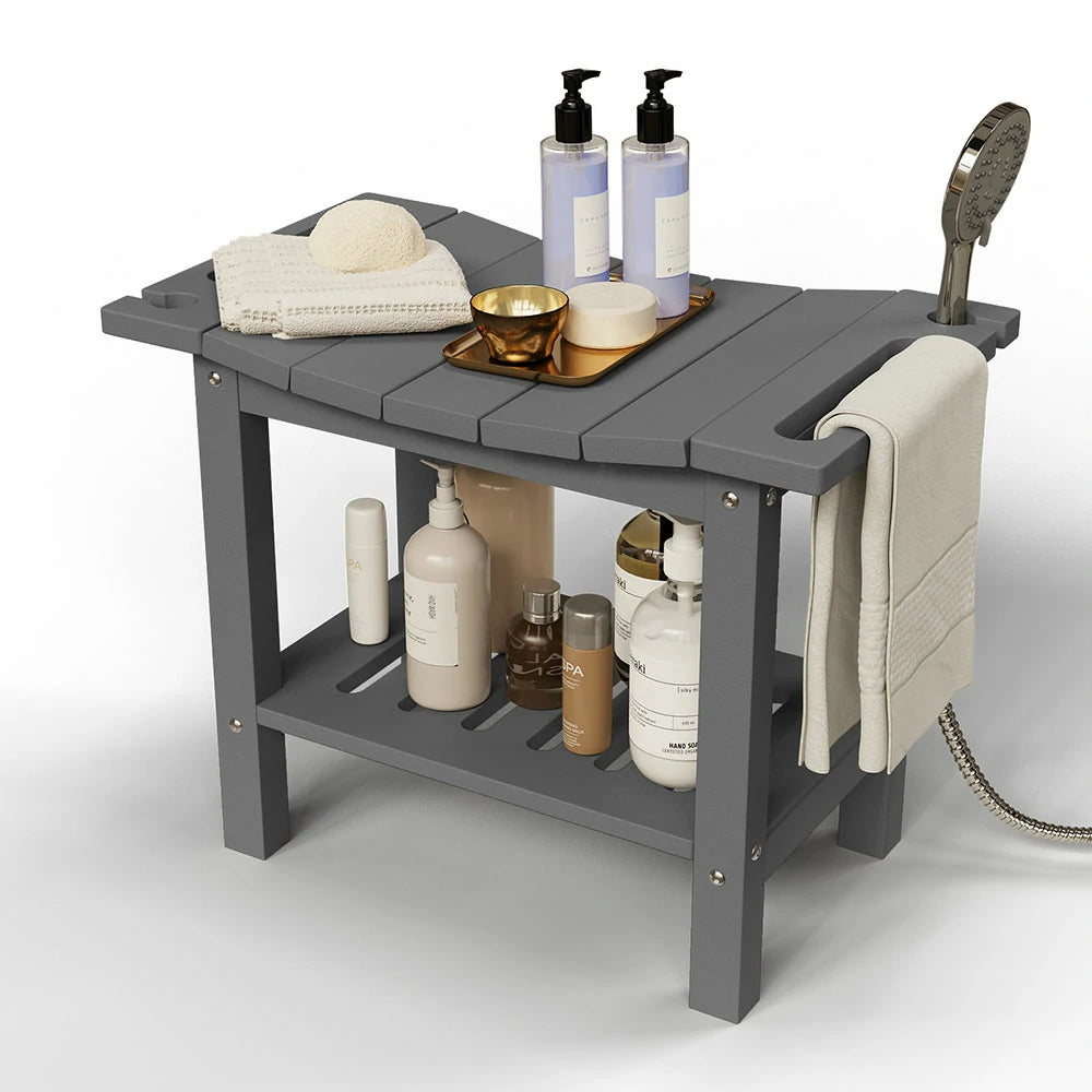 Patio Kingdom HDPE shower bench