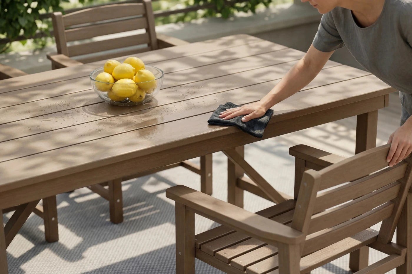 HDPE Outdoor Dining Set