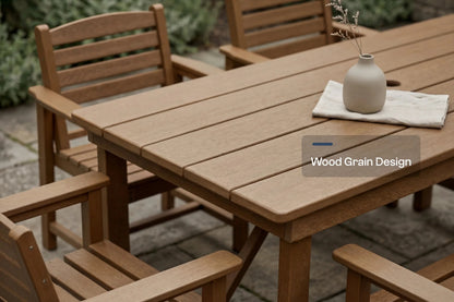 HDPE Outdoor Dining Set