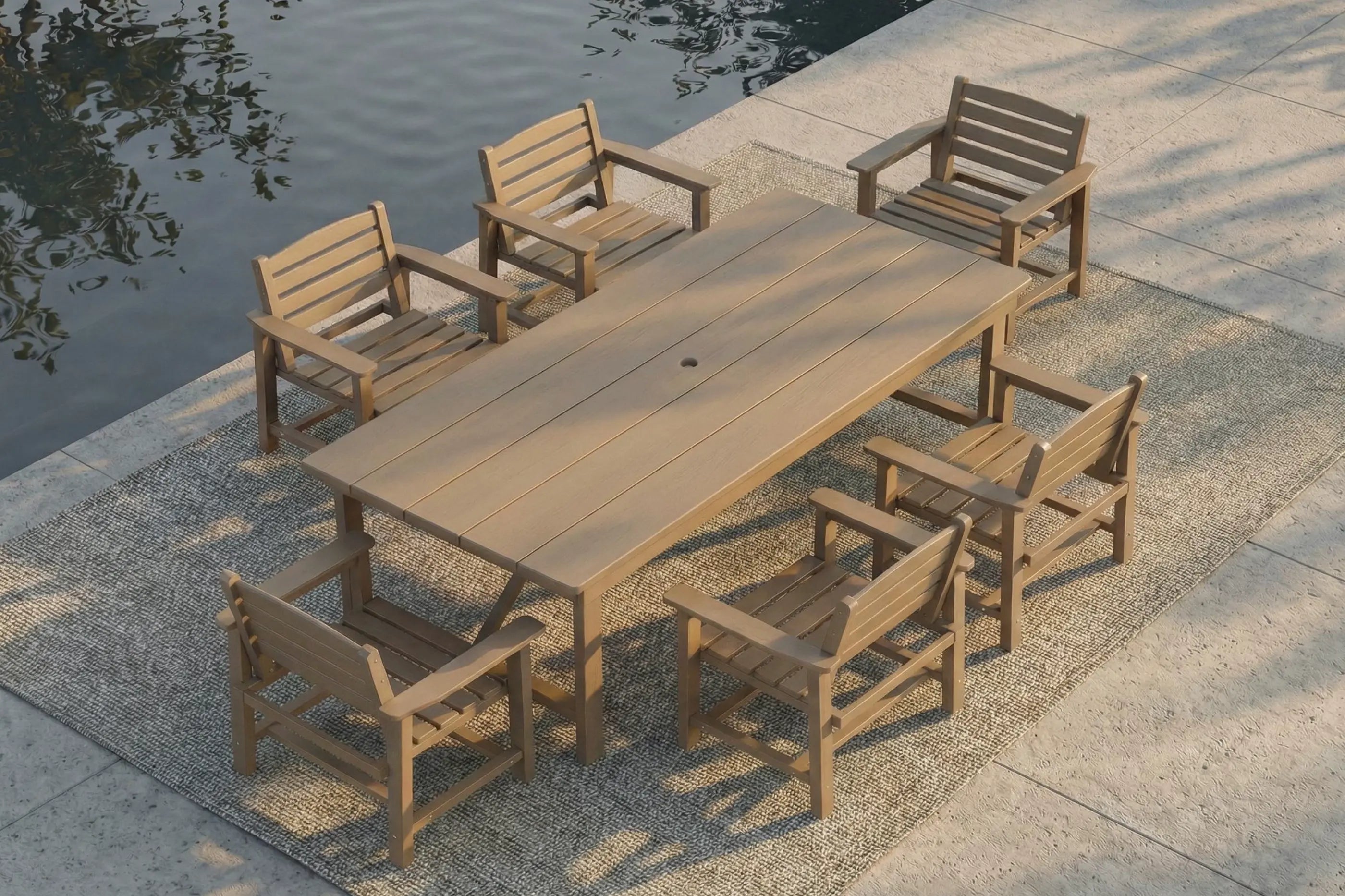 HDPE Outdoor Dining Set