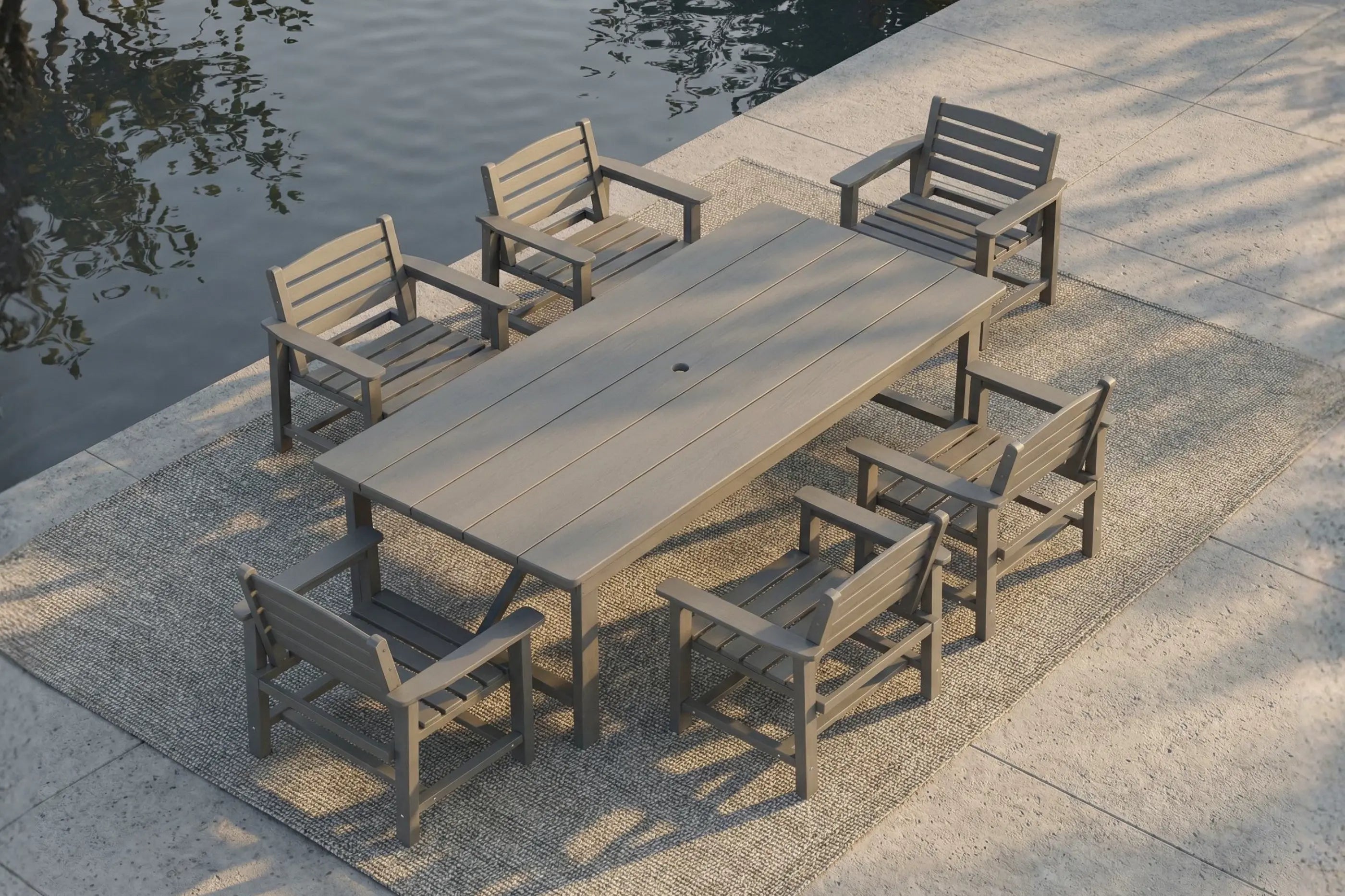 HDPE Outdoor Dining Set