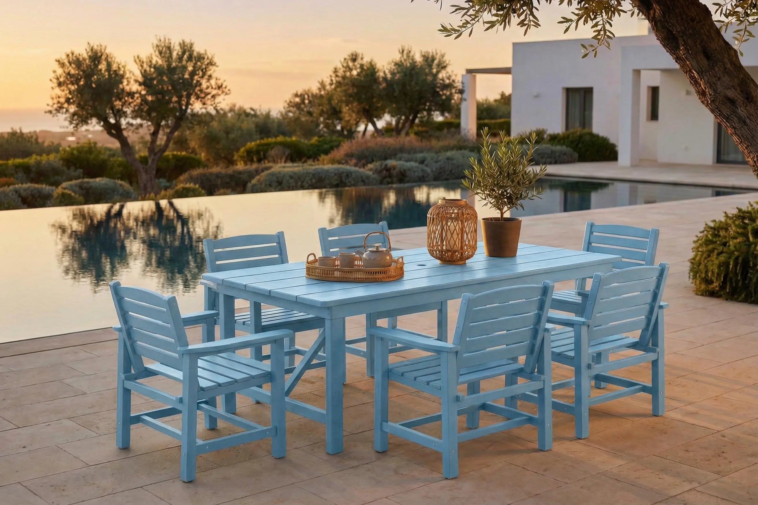 HDPE Outdoor Dining Set