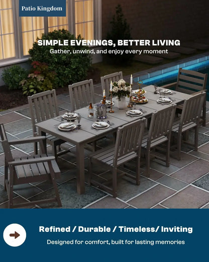 Outdoor Dining Set - Table & Chairs