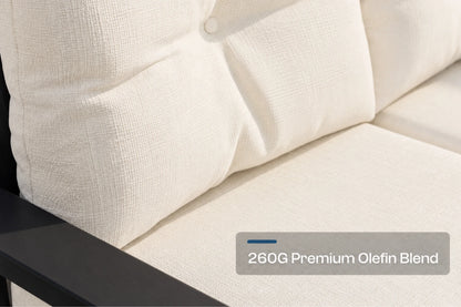 HDPE Sectional Patio Couch Set