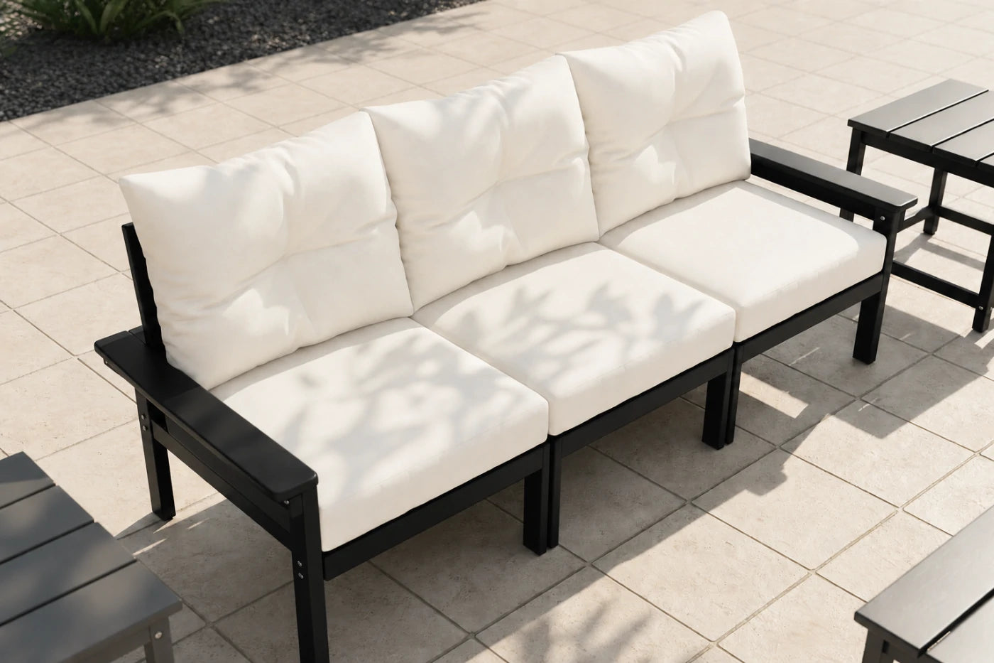 HDPE Sectional Patio Couch Set