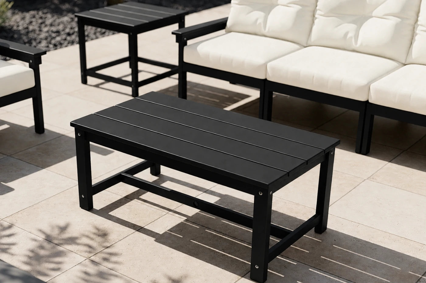 HDPE Sectional Patio Couch Set