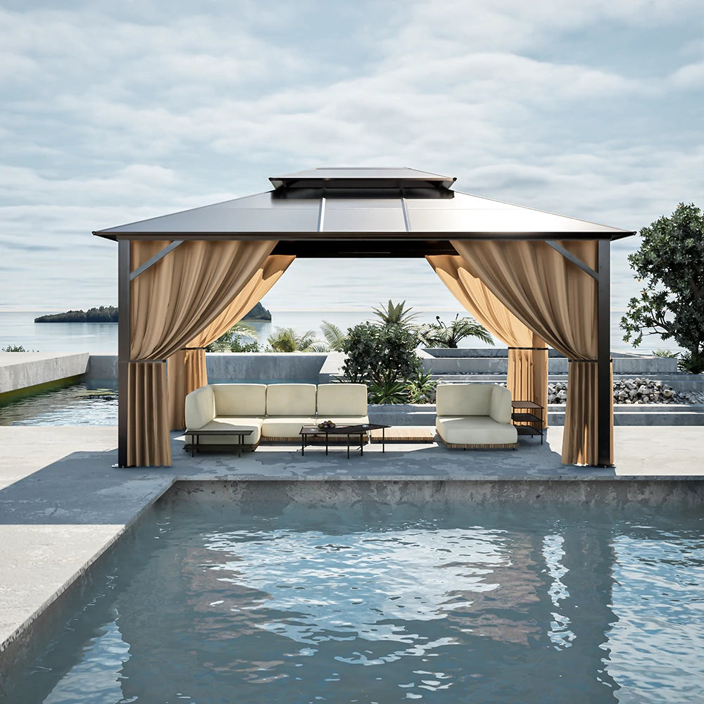 Polycarbonate Top Gazebo