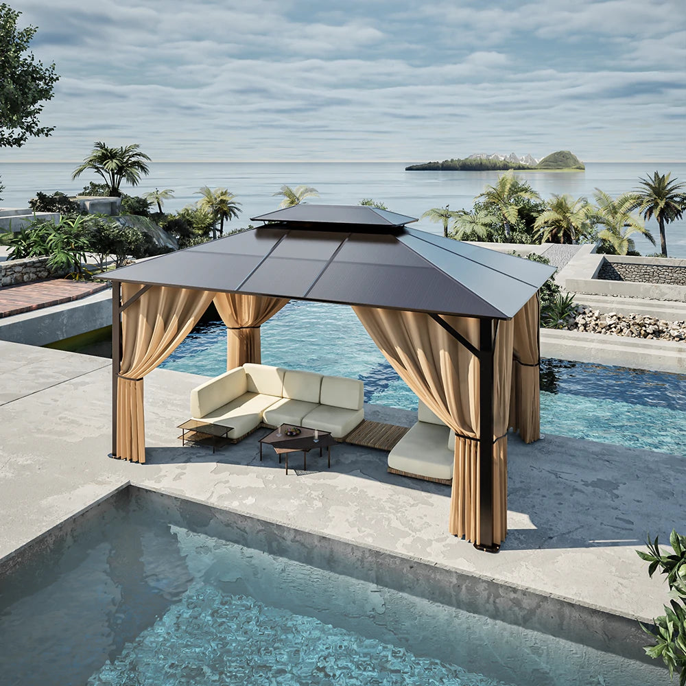 Polycarbonate Top Gazebo