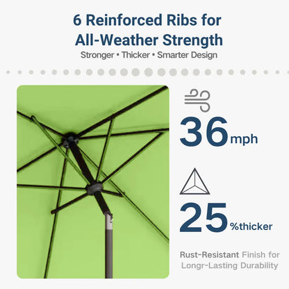 patio kingdom rectangular patio umbrella