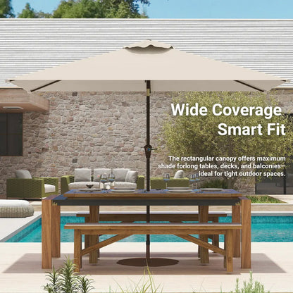 patio kingdom rectangular umbrella