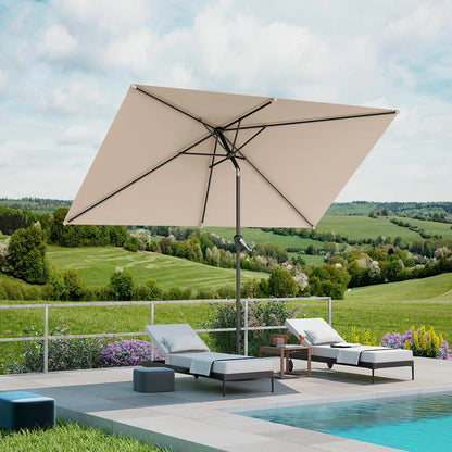 patio kingdom rectangular umbrella
