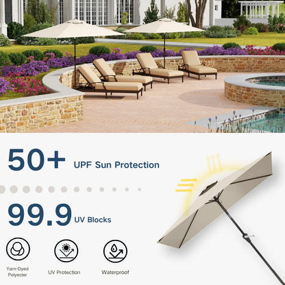 patio kingdom rectangular umbrella