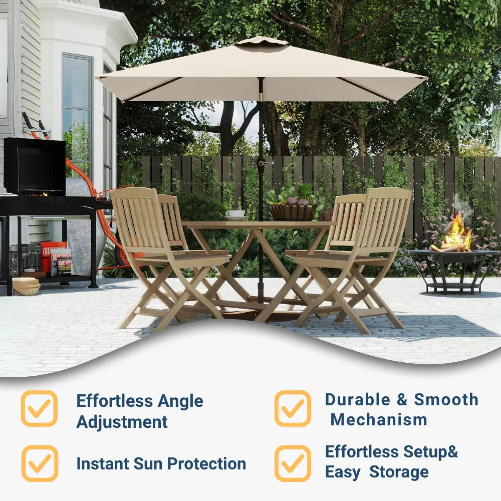 patio kingdom rectangular umbrella
