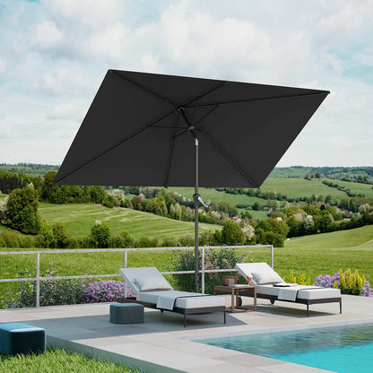 patio kingdom rectangular patio umbrella