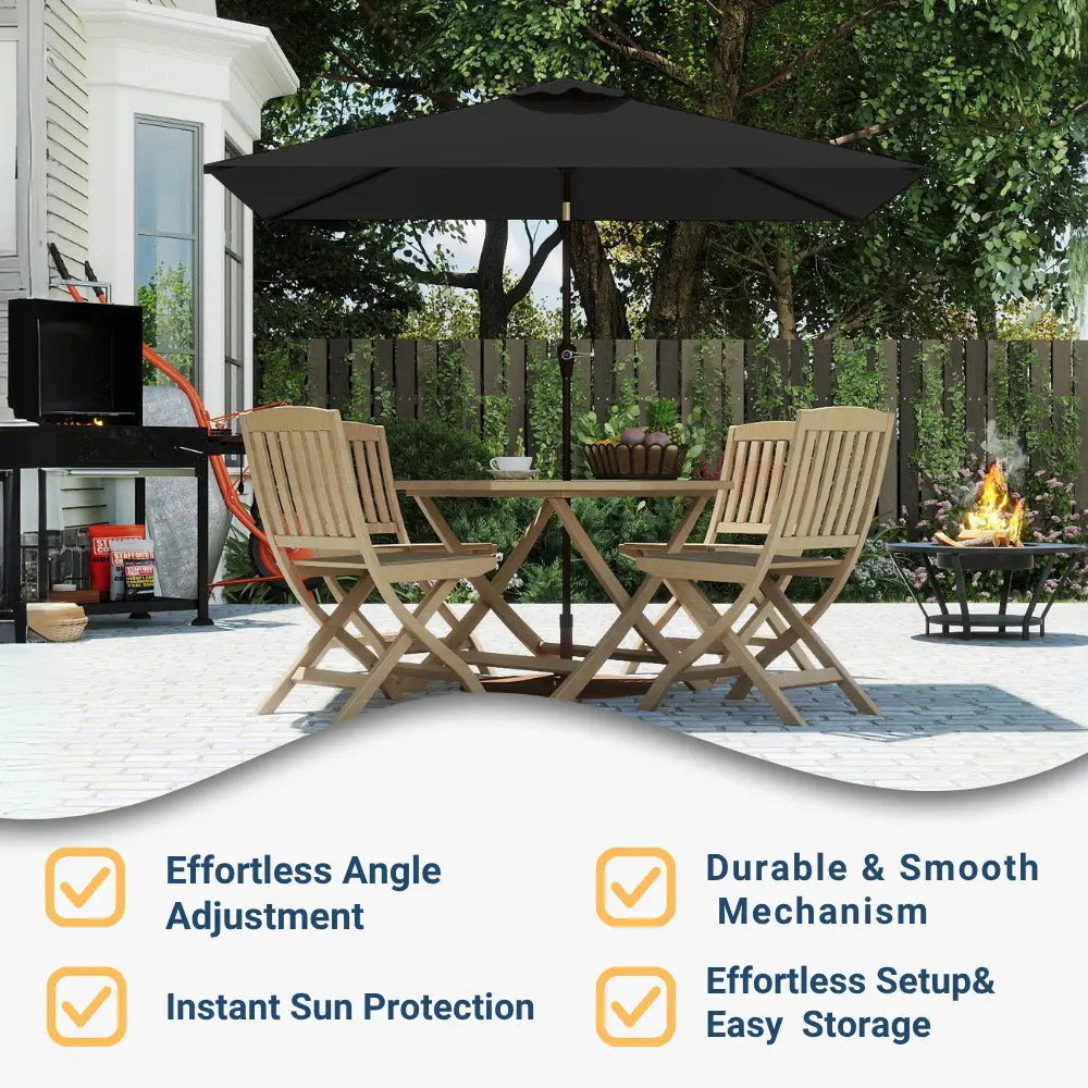 patio kingdom rectangular patio umbrella