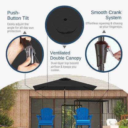 patio kingdom rectangular patio umbrella
