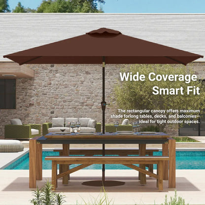 patio kingdom rectangular patio umbrella