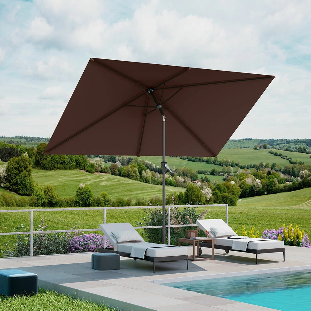 patio kingdom rectangular patio umbrella