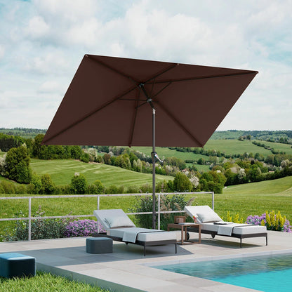 patio kingdom rectangular patio umbrella