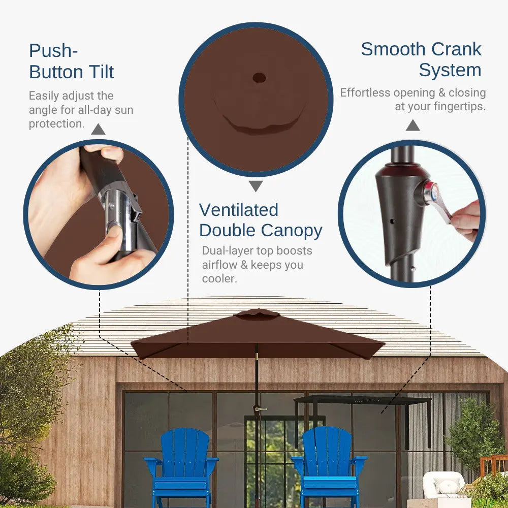 patio kingdom rectangular patio umbrella