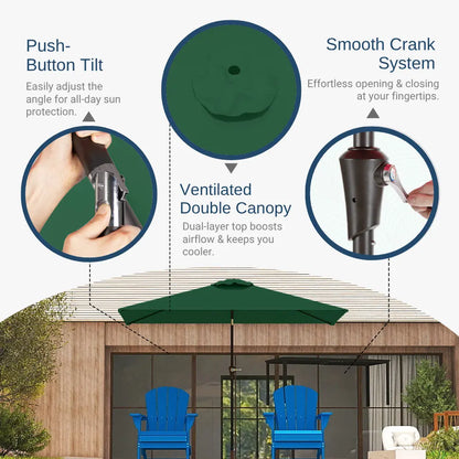 patio kingdom rectangular patio umbrella