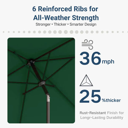 patio kingdom rectangular patio umbrella