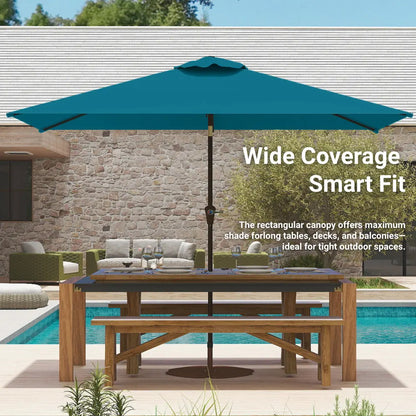 patio kingdom rectangular patio umbrella