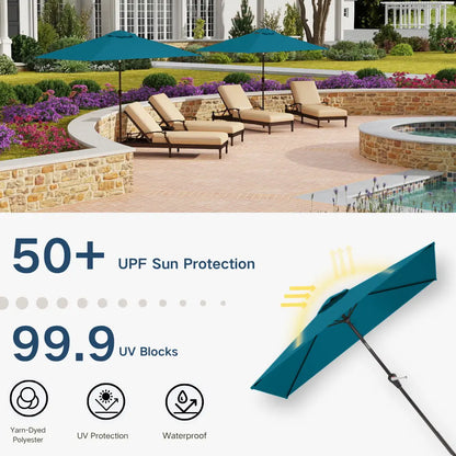 patio kingdom rectangular patio umbrella