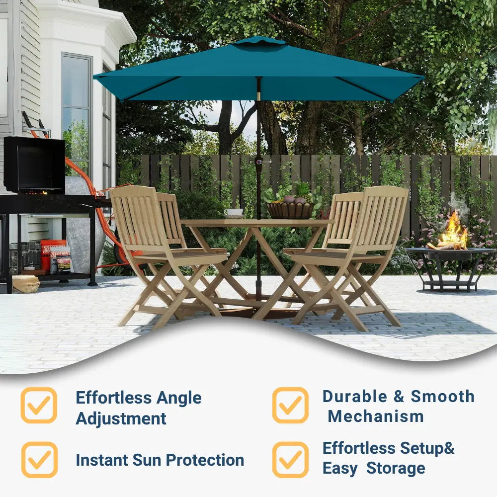 patio kingdom rectangular patio umbrella