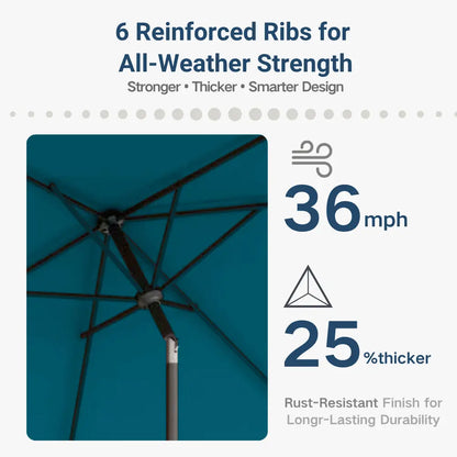 patio kingdom rectangular patio umbrella