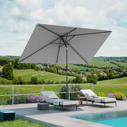 patio kingdom rectangular patio umbrella