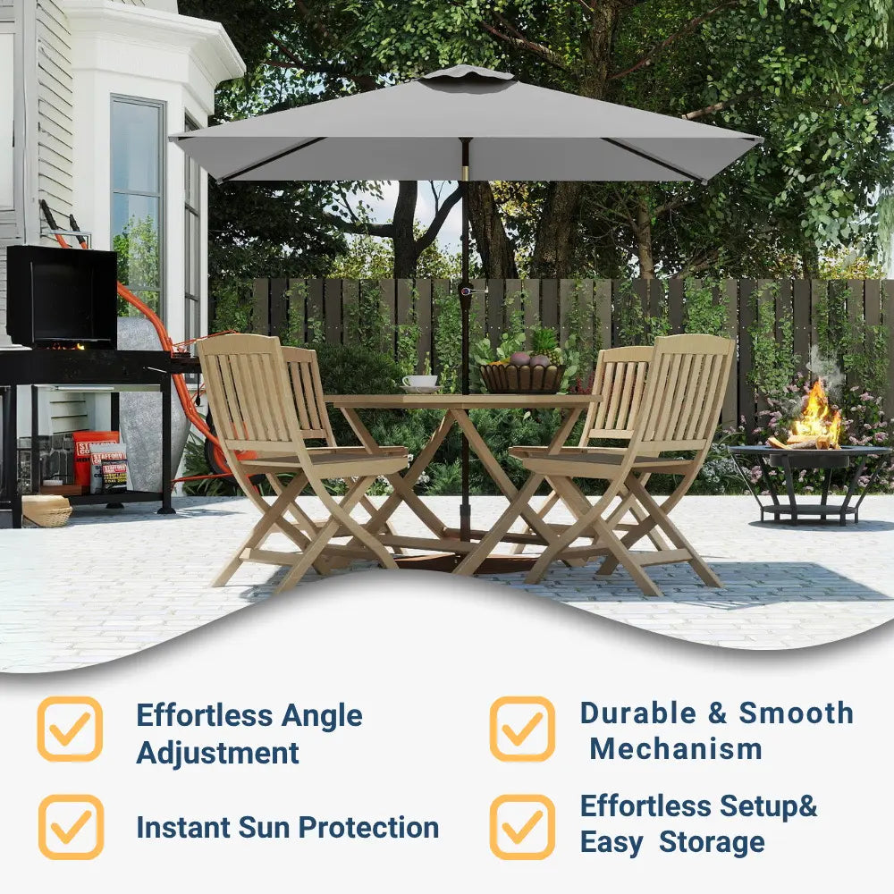 patio kingdom rectangular patio umbrella
