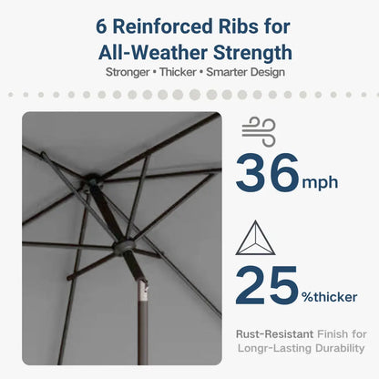patio kingdom rectangular patio umbrella