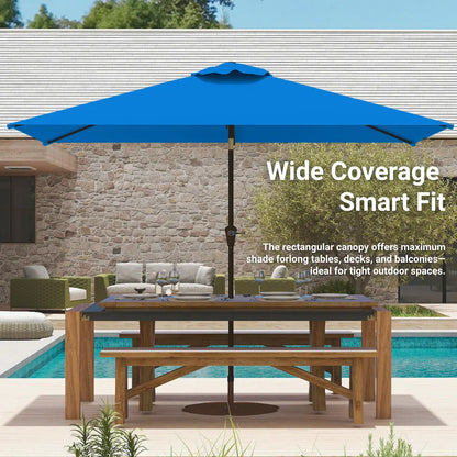 patio kingdom rectangular patio umbrella