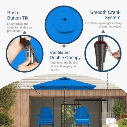 patio kingdom rectangular patio umbrella