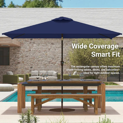 patio kingdom rectangular umbrella