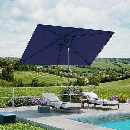 patio kingdom rectangular umbrella