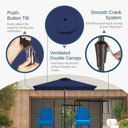 patio kingdom rectangular patio umbrella