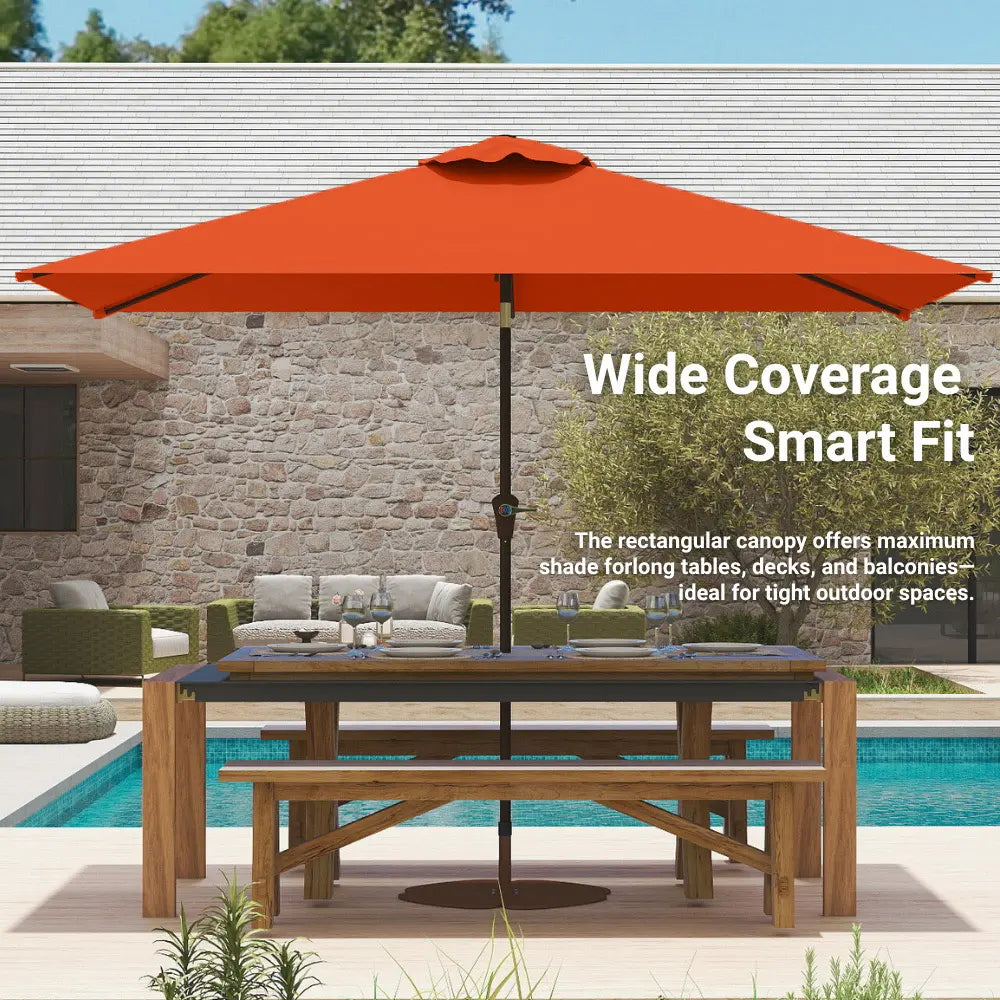 patio kingdom rectangular patio umbrella