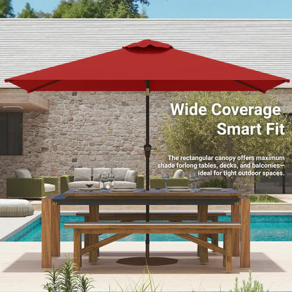patio kingdom rectangular patio umbrella