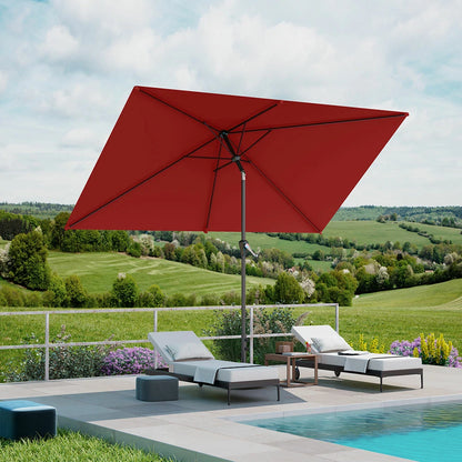 patio kingdom rectangular patio umbrella