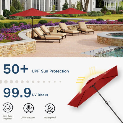 patio kingdom rectangular patio umbrella