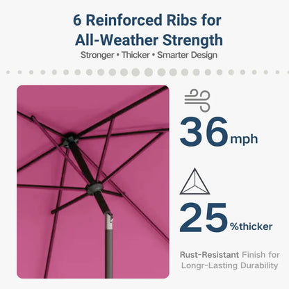 patio kingdom rectangular patio umbrella