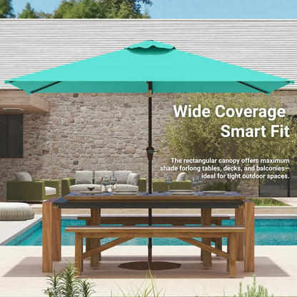 patio kingdom rectangular patio umbrella