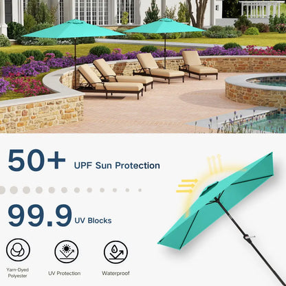 patio kingdom rectangular patio umbrella